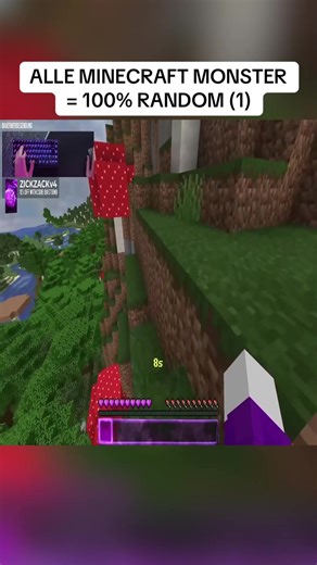ALLE MINECRAFT MONSTER = 100% RANDOM (1)