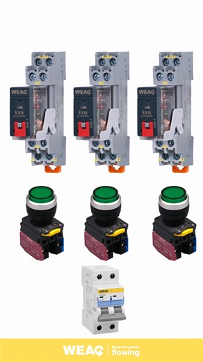 General Purpose Relay Teamwork: Triple Relay Control Circuit Demo. #GeneralPurposeRelay #GeneralRelay #MiniaturePowerRelay #AutomationRelay #ControlRelay | WEAG Electric