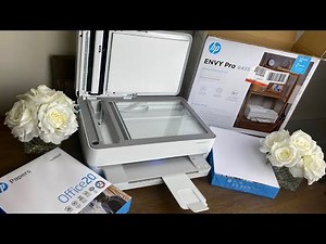 UNBOXING MY HP ENVY PRO 6455 PRINTER // SET UP WITH ME