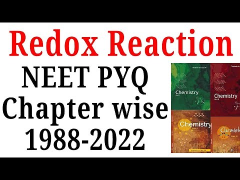 Redox reaction class 11 NEET pyq last 35 years Chemistry