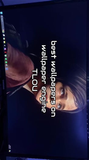 the last of us wallpapers on wallpaper engine🩷 #fyp #tlou #thelastofus #thelastofus2 #elliewilliams #wallpaper #setup