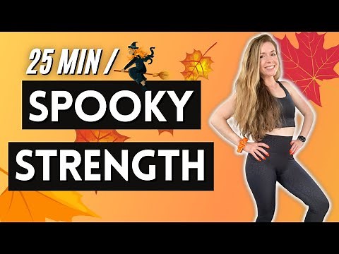 HALLOWEEN Themed Workout 👻 25-mins of SPOOKY STRENGTH Moves!