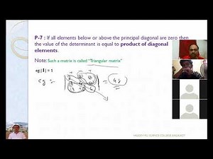 Determinants - Properties - Row and Column operations