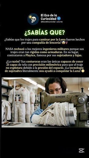 El SECRETO de los trajes espaciales de la NASA 🤫👙
