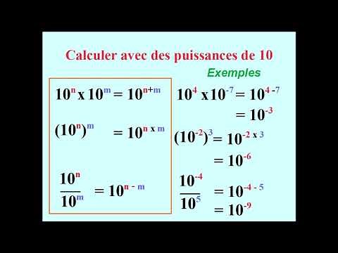 Powers of 10 - Calculation rules and examples | MATH and PHYSICS COURSE.