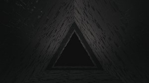 Retro triangular tunnel, 3D animation - Free Stock Video