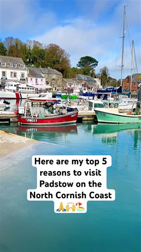 Here are my top 5 reasons to visit Padstow on the North Cornish Coast 🙏🙌🏖️ #cornwall #padstow