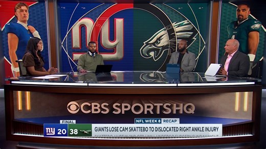 Hailey Sutton and Pete Prisco react to Cam Skattebo's ankle injury against the Eagles. | Arizona State Sun Devils on 247Sports