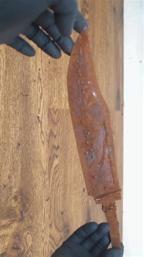 Giant Bowie Knife Restoration | Rust Removal ASMR #restoration #restore #rust #asmr #satisfying