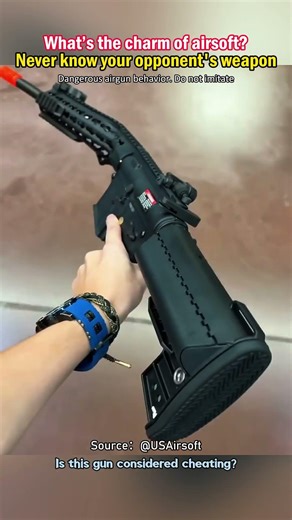 The weapons in the airgun game are always strange.#airsoft #funny