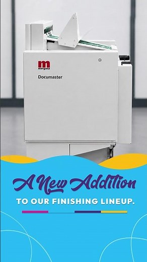 A new addition to our finishing lineup. ⚙️ #AxiomPrint #Morgana #PrintFinishing #BookletPrinting