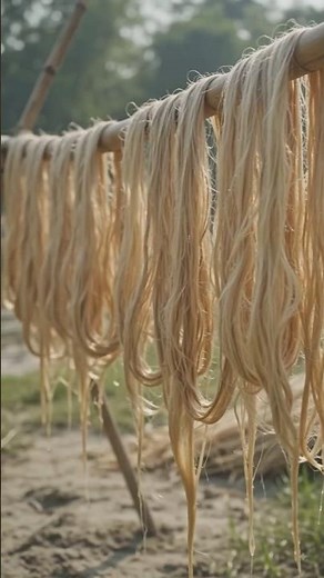 Jute is a natural fiber and an eco-friendly material that helps protect our environment#evs