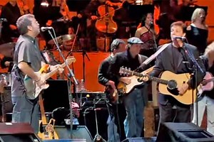 Watch Eric Clapton, Paul McCartney and Ringo Starr Perform "Something"