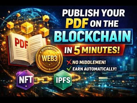 Publish Your PDF Book on the Blockchain | Rico Matrix Web3 Library Tutorial