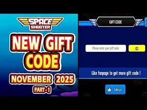 Space Shooter New Gift Code | Space Shooter New Gift Code November 2025 (Part-1)