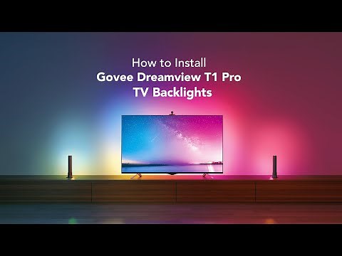 How to Install Govee DreamView T1 Pro TV Backlights?