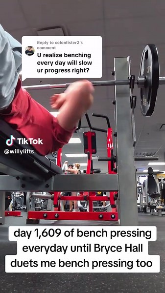 Day 1,609 of Bench Pressing Until Bryce Hall Duets