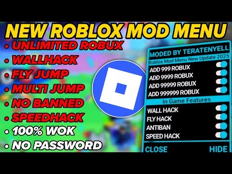 Roblox mod menu | Roblox hack | Unlimited Robux | Mod Apk Last updat 2025