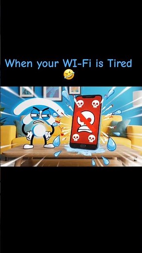 TIRED WI-FI 🤬👀 | When poor wifi gets tired with your phone 😂 #shorts #comedyshorts #viral #comedy