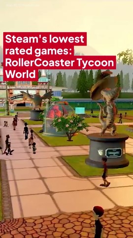 Exploring Steam's lowest-rated games: RollerCoaster Tycoon World