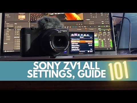 Sony zv1 all settings and menu explained!!