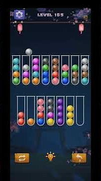 Color Ball Sort Puzzle Level 165 Solution
