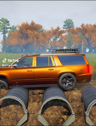 Snowrunner Gameplay: Overcoming Extreme Broken Road