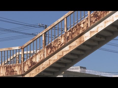 【解説】設置50年以上…老朽化進む歩道橋の今後 岡山市
