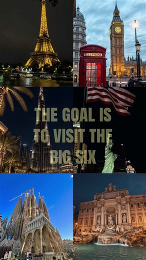 The Big Six to Visit: NYC, Rome, Paris and More