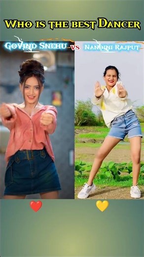 Nandini rajput vs govind Snehu dance competition#trendingshorts #dance #shorts