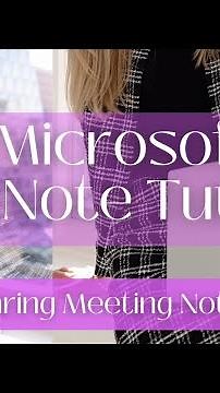 Microsoft OneNote - Sharing Meeting Notes via Outlook