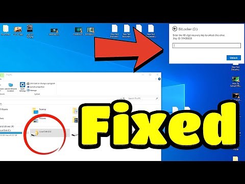 How to Unlock A Bitlocker Drive After installing new windows system on your pc