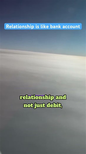 Is Relationship really like a bank account #bank #acction #podcast