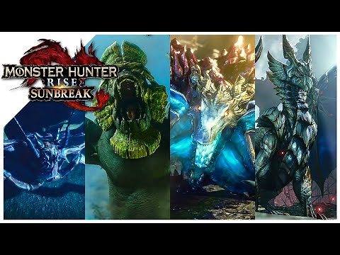 Monster Hunter Rise: Sunbreak • All 32 Boss Fights and Ending
