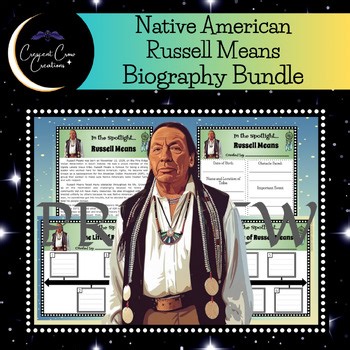 Russell Means Native American Heritage Month Biography Bundle