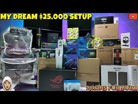 Building My $25,000 Dream Gaming Room – Step by Step 4K Video