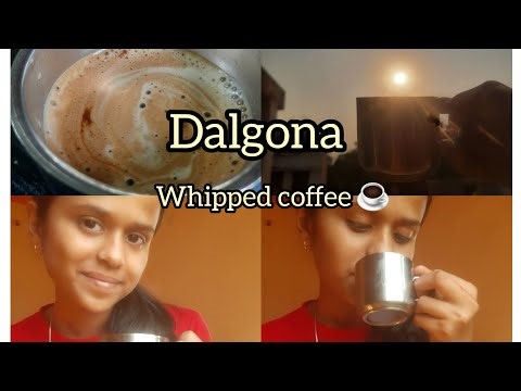 I make dalgona whipped coffee ☕ for me 😍 #coffee #Officialaditiaradhya | Aditi Aradhya | 😉