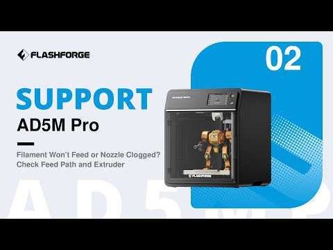 AD5M Pro Support 2 | Filament Won’t Feed or Nozzle Clogged? Check Feed Path and Extruder