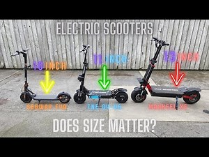 Does Size Really Matter? Electric Scooter Size Comparison!!!