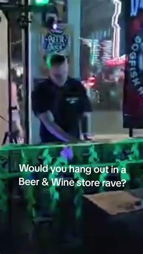 I got to play in a Beer & Wine store popup rave. What do you think of this setup?