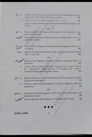2024 pattern Basic Electronics Engineering question pepar. BXE question pepar