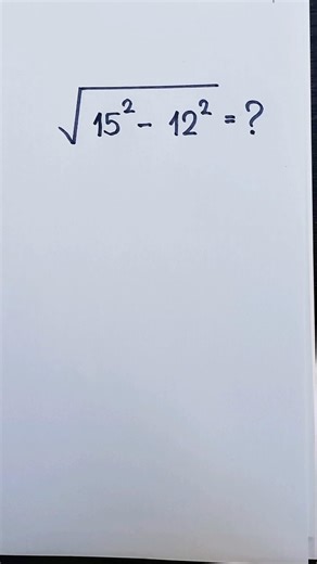 Nice Square Root #maths