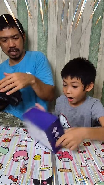 Unboxed the first one, time for bed🤣 #NongPob #pobfamily