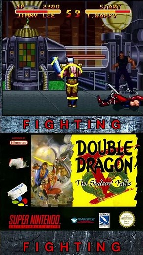 Double Dragon V The Shadow Falls - Console Fighting Games of 1994 #shorts #gaming