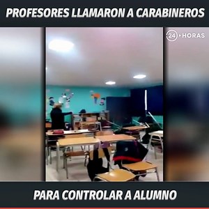 1M views · 8.1K reactions | El niño habría hecho algunos desórdenes al interior de la sala de clases, por lo cual los profesores terminaron llamando a Carabineros, lo que generó la indignación de los padres del menor. ➡ bit.ly/2MnY4id | 24horas.cl | Facebook