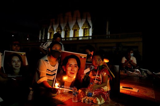 Myanmar cuts ex-leader Aung San Suu Kyi's sentence, frees former president