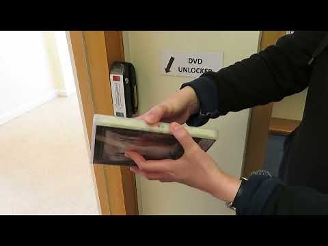 St Hugh's Library - How to unlock a DVD case