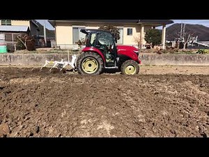 YANMAR YT357AJ扁平ラジアル仕様 SUGANO PQY123 水田ワンウェイプラウ