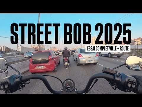 Harley-Davidson STREET BOB 2025 : La vraie vie des proprios ! Essai sans filtre | Motovlog
