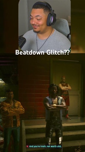 This glitch only happens if you win too hard #cyberpunk #shorts